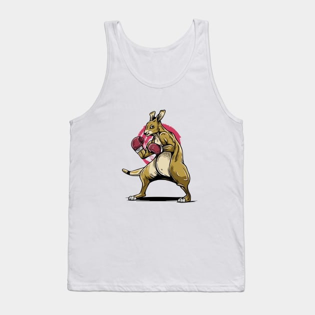 Kangaroo Boxing Jab and Punch Tank Top by eijainspire